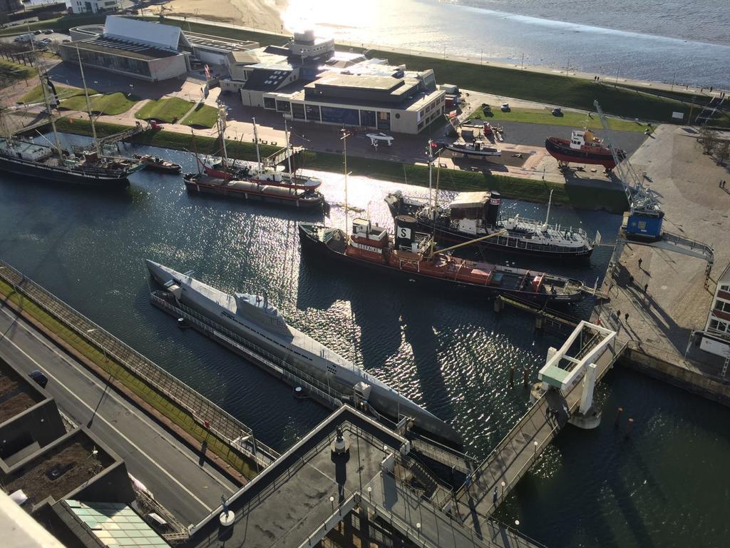 Apartment Weserblick Bremerhaven Buitenkant foto
